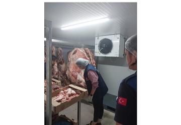 Zabıtadan kasap ve pastane denetimi