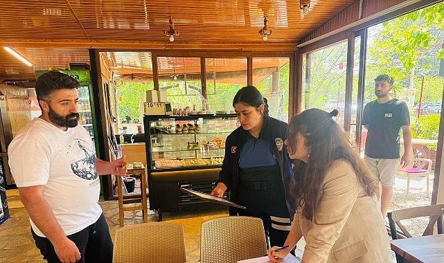 Zabıta ekiplerinden Kemer'de denetim Zabıta ekiplerinden Kemer'de denetim