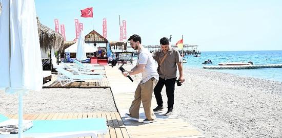 Kemer tanıtım çekimleri devam ediyor