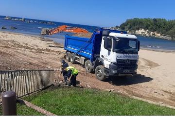 Kandıra plajları yeni sezona hazırlanıyor