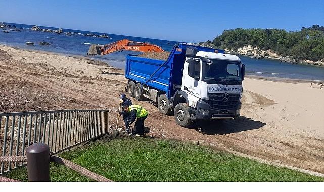 Kandıra plajları yeni sezona hazırlanıyor Kandıra plajları yeni sezona hazırlanıyor