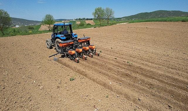 Büyükşehir'in desteğiyle ekim mesaisi başladı Büyükşehir'in desteğiyle ekim mesaisi başladı