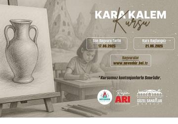 Güzel Sanatlar Merkezi'nde Müzik ve Kara Kalem Kurslarımız Başlıyor