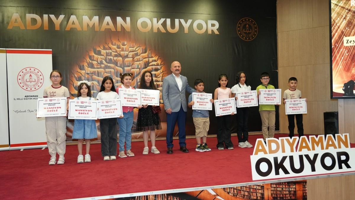 ‘Adıyaman Okuyor’ projesinde ödüller sahiplerini buldu