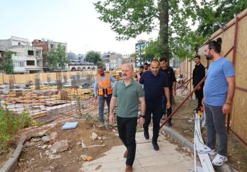 Adıyaman’da depreme dirençli yeni çarşı projesi hızla yükseliyor