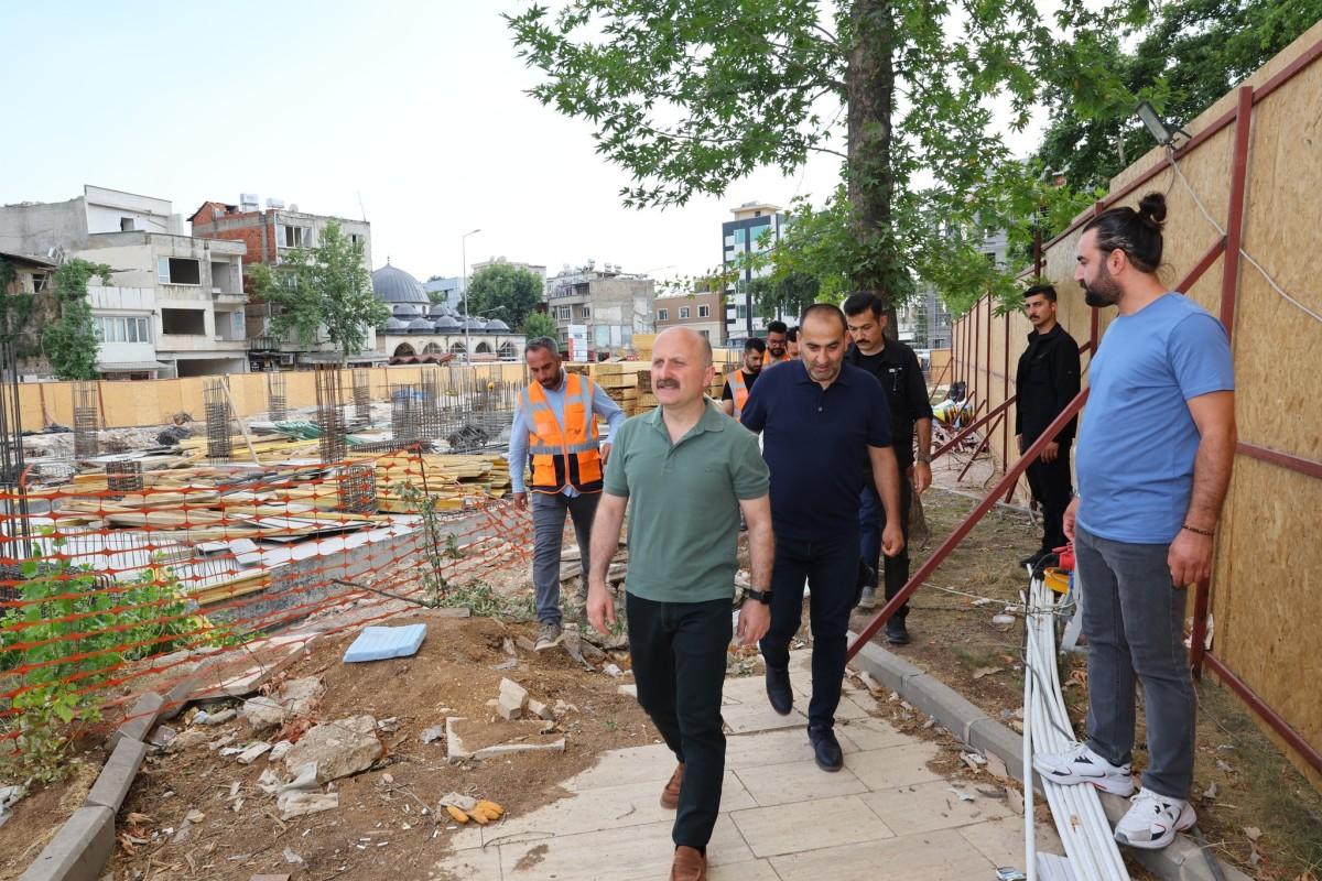 Adıyaman’da depreme dirençli yeni çarşı projesi hızla yükseliyor Adıyaman’da depreme dirençli yeni çarşı projesi hızla yükseliyor