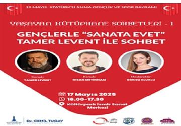 “Yaşayan Kütüphane Sohbetleri" Tamer Levent ile başlıyor