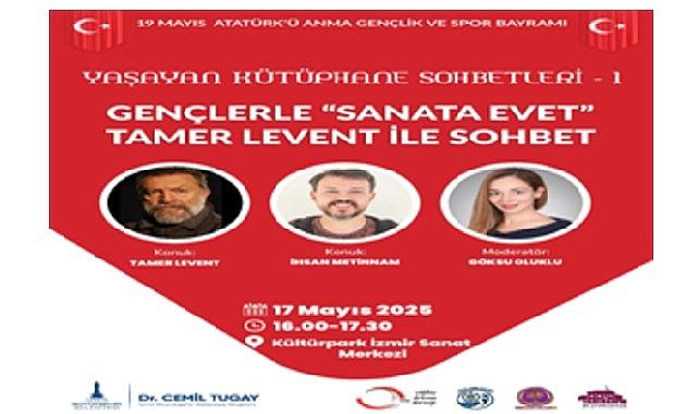 “Yaşayan Kütüphane Sohbetleri" Tamer Levent ile başlıyor
