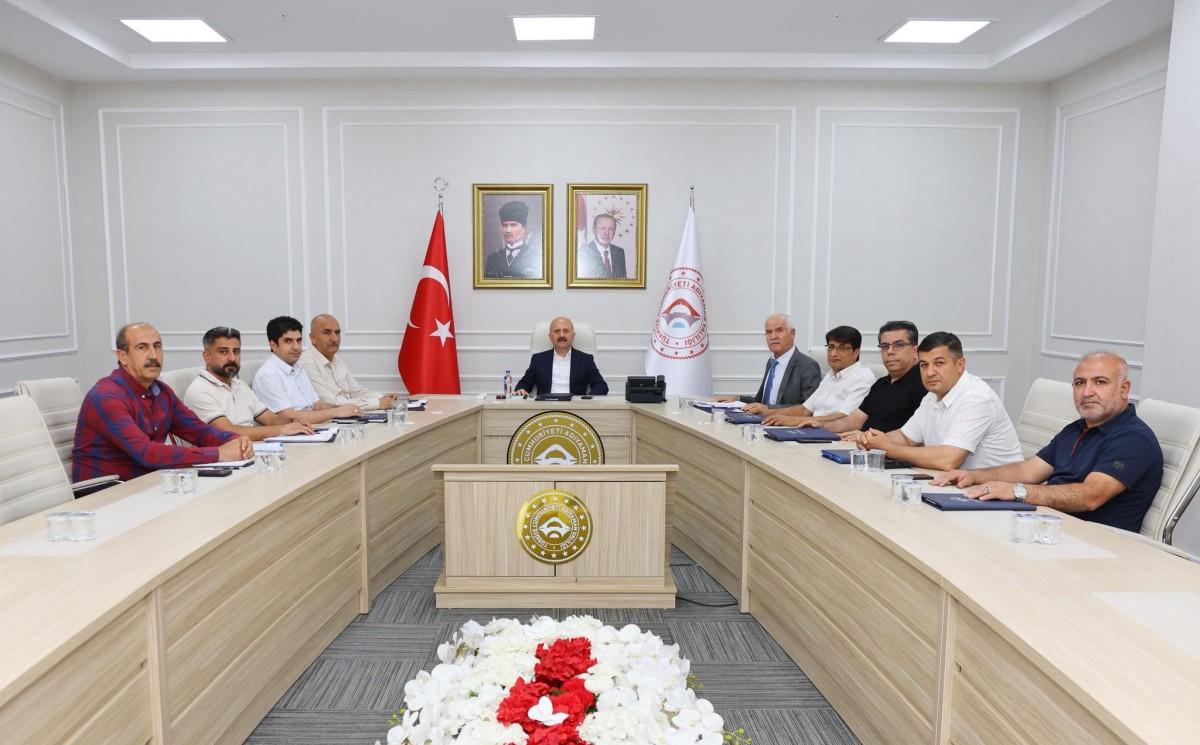 İl Özel İdaresi yatırımları değerlendirildi İl Özel İdaresi yatırımları değerlendirildi