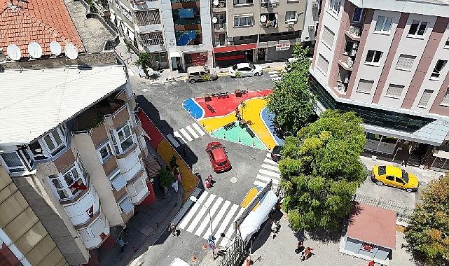 Konak'ta okul yollarına renkli dokunuş yayılıyor