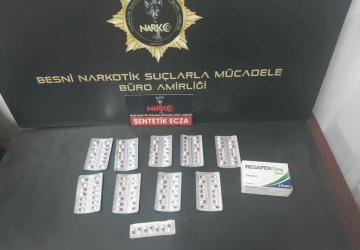 Besni'de uyuşturucu operasyonuna 5 gözaltı