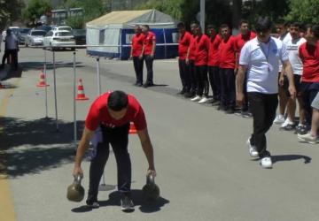 İtfaiyecilerin Kondisyonu Spor Parkuru Testiyle Ölçüldü