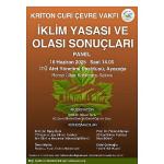 “İklim Yasası ve Olası Sonuçları" Paneli, Kriton Curi'nin Anısına Düzenleniyor
