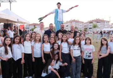 Edirne Uzunköprü’de Çocuklar Festivale Akın Etti
