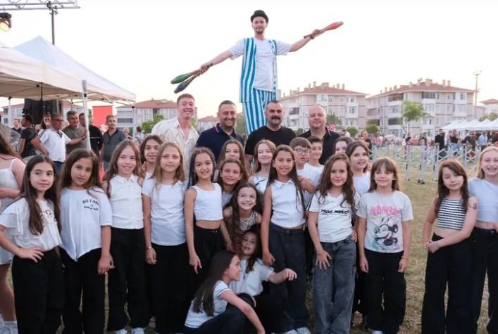 Edirne Uzunköprü’de Çocuklar Festivale Akın Etti