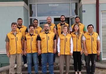 Betonun, asfaltın ve zeminin kalitesi burada ölçülüyor