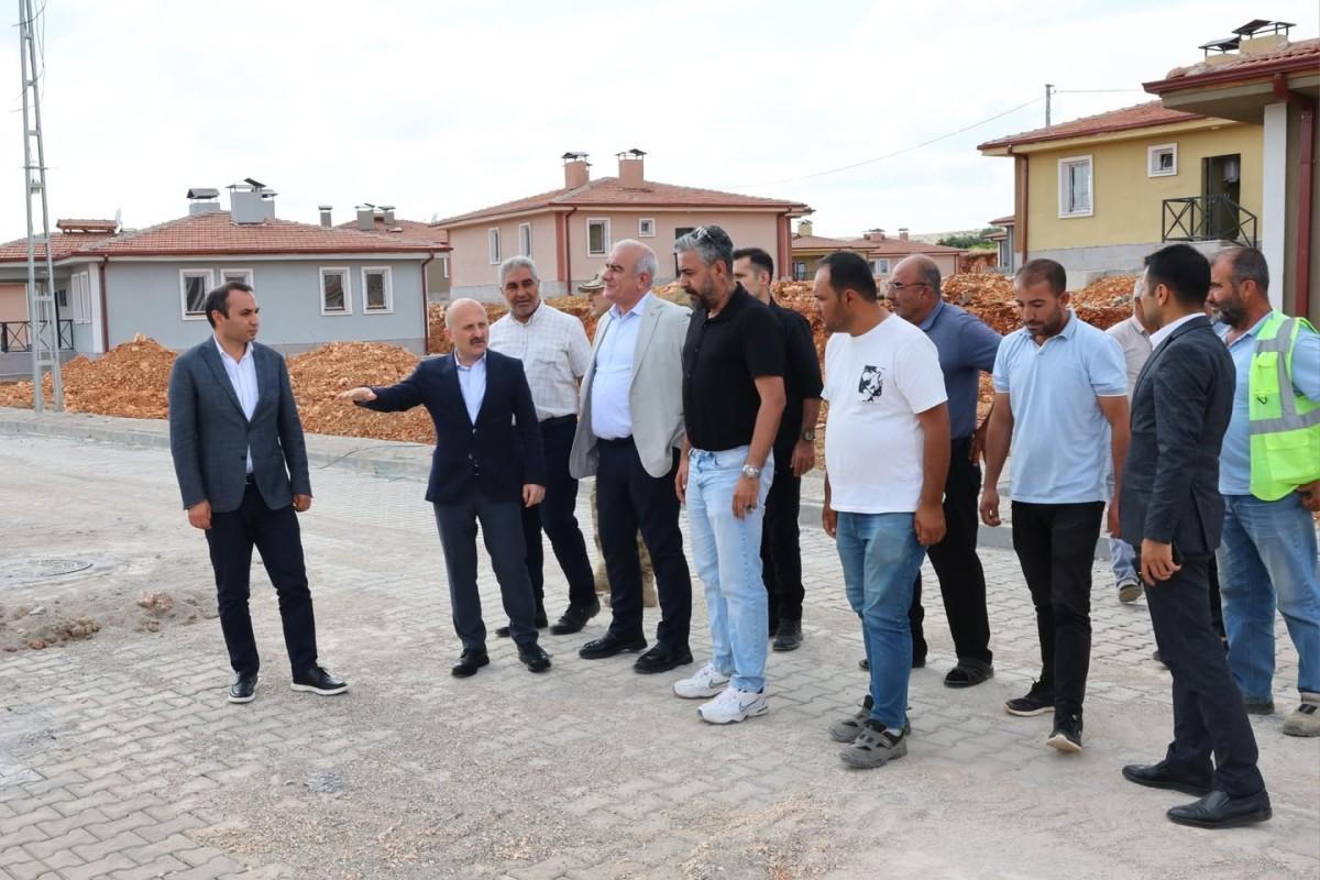 Besni Kutluca Köyü’nde deprem sonrası yeni yaşam başlıyor