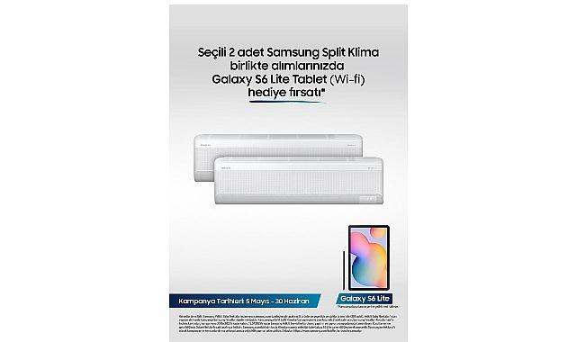 Samsung Split Klimalarda Galaxy S6 Tablet hediye fırsatı! Samsung Split Klimalarda Galaxy S6 Tablet hediye fırsatı!
