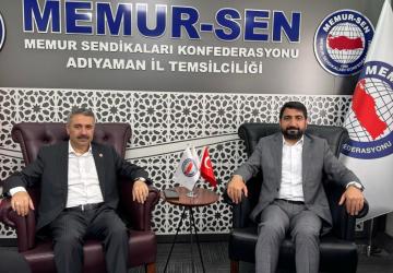 Alkayış’tan Memur-Sen’e bayram ziyareti: Türkiye Yüzyılı’nda Sivil Anayasa Halkımızın Ortak Hedefidir