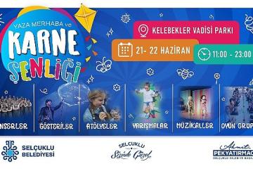 Selçuklu Belediyesi'nden Çocuklara Özel Karne Şenliği