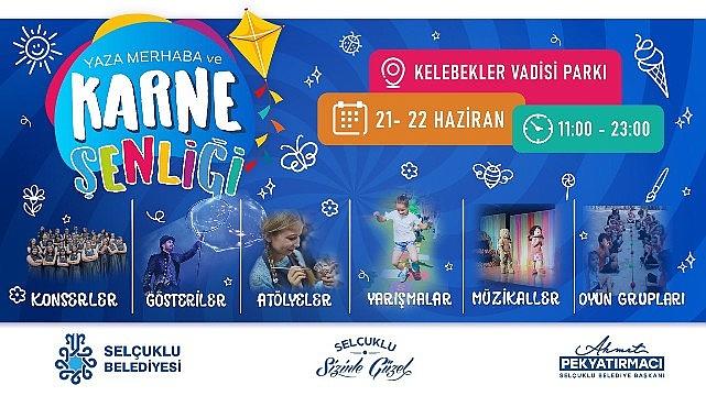 Selçuklu Belediyesi'nden Çocuklara Özel Karne Şenliği Selçuklu Belediyesi'nden Çocuklara Özel Karne Şenliği