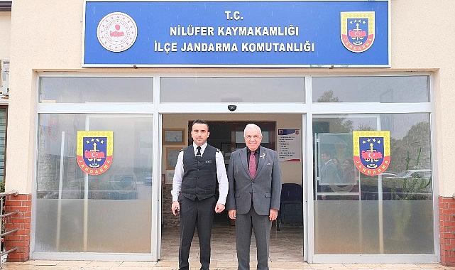 Başkan Şadi Özdemir'den Üsteğmen Önderışık'a hayırlı olsun ziyareti