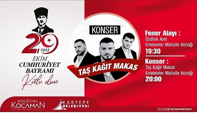 Kartepe'de Cumhuriyet Bayramı Coşkusu