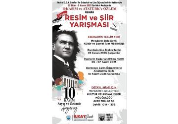 Menderes'te Atatürk Resim ve Şiirde Yaşatılacak