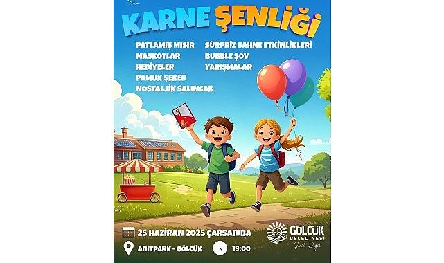 Gölcük'te Karne Şenliği Coşkusu Başlıyor Gölcük'te Karne Şenliği Coşkusu Başlıyor