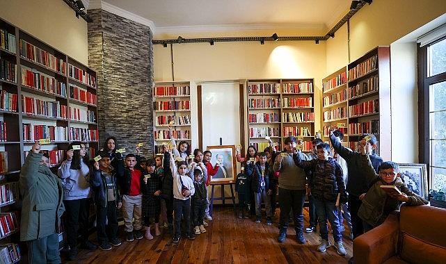Bucalı çocuklar Cumhuriyet Kütüphanesi'ni keşfetti