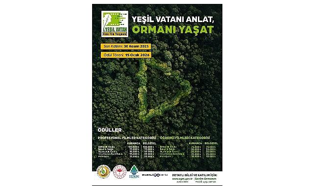 Yeşil Vatan Film Yarışması'nda başvurular 30 Kasım'a kadar uzatıldı Yeşil Vatan Film Yarışması'nda başvurular 30 Kasım'a kadar uzatıldı
