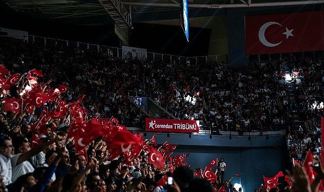 Anadolu Efes – FC Bayern Munich karşılaşması, Corendon Turizm Grubu ev sahipliğinde Antalya'da oynandı