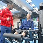 ASFİM'in spor tutkunu 86 yaşındaki delikanlısı  