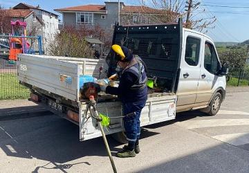 Kandıra'da Ot Biçme ve İlaçlama Seferberliği