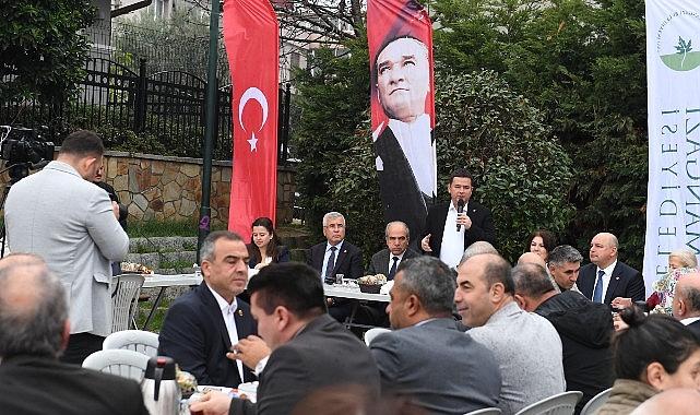 Başkan Erkan Aydın Yenibağlar Mahallesini ziyaret etti