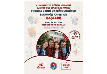 Maltepe Belediyesi'nin LGS Hazırlık Kursları'na başvuruları başladı