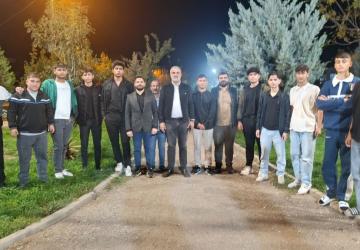 Başkan Akyol, Kahta’da gençlerle bir araya geldi