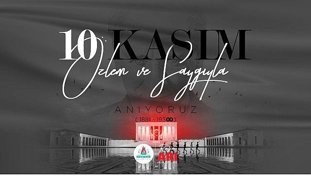 Belediye Başkanımız Rasim Arı'nın 10 Kasım Mesajı