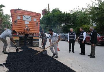 ASAT Genel Müdürü Cengiz Gülebay Konyaaltı'ndaki çalışmaları inceledi