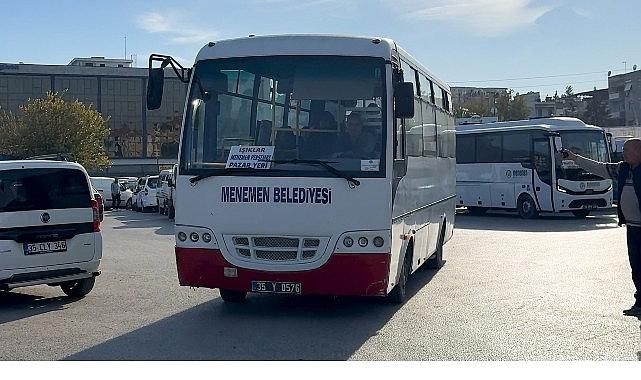 Menemen'de ulaşımın yıldızı ücretsiz ring servisler
