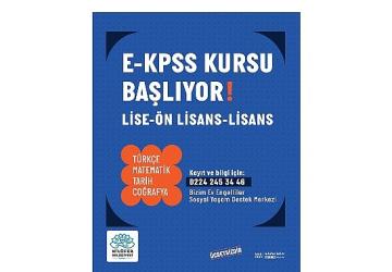 Nilüfer Belediyesi'nden engelli bireylere ücretsiz E-KPSS kursu