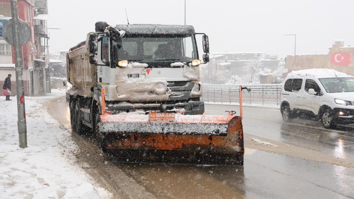 Kahramanmaraş’ta Kış Şartlarına Karşı Yoğun Mücadele