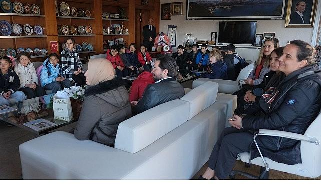 Öğrencilerden Özdemir ve Kültür Evi'ne ziyaret