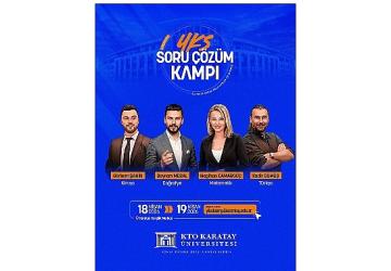 KTO Karatay Üniversitesi Tarafından Düzenlenen YKS Kamp Programına Sayılı Günler Kaldı