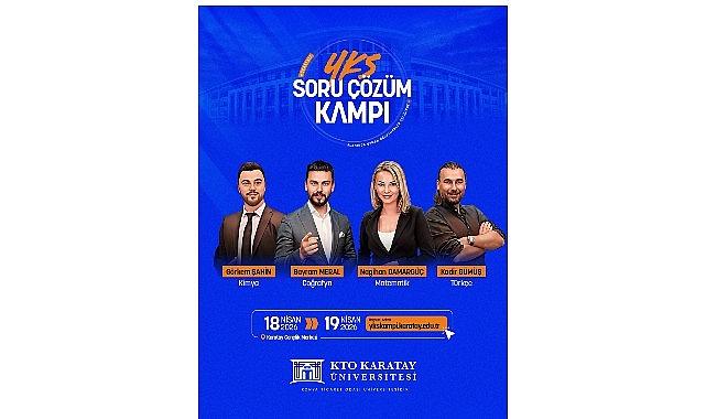 KTO Karatay Üniversitesi Tarafından Düzenlenen YKS Kamp Programına Sayılı Günler Kaldı