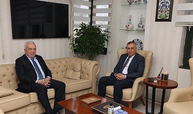 Başkan Şadi Özdemir'den İl Milli Eğitim Müdürü Gürhan Çokgezer'e ziyaret