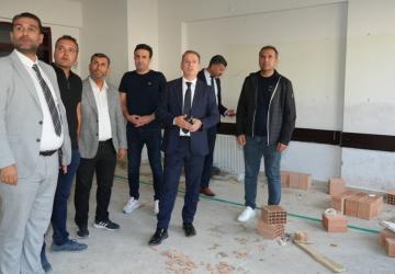 İl Millî Eğitim Müdürü Tosun’dan sahada eğitim yatırımı incelemeleri