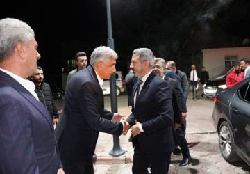 Bakan Yardımcısı Ahmet Aydın’dan Kahta Belediye Başkanı Hallaç’a ziyaret