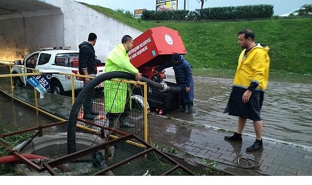 Edremit'te Şiddetli Yağışlara Önlem Alınıyor