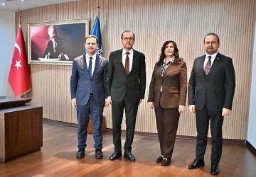 Başkan Çerçioğlu'na Prof. Dr. Nurullah Okumuş'tan Nezaket Ziyareti